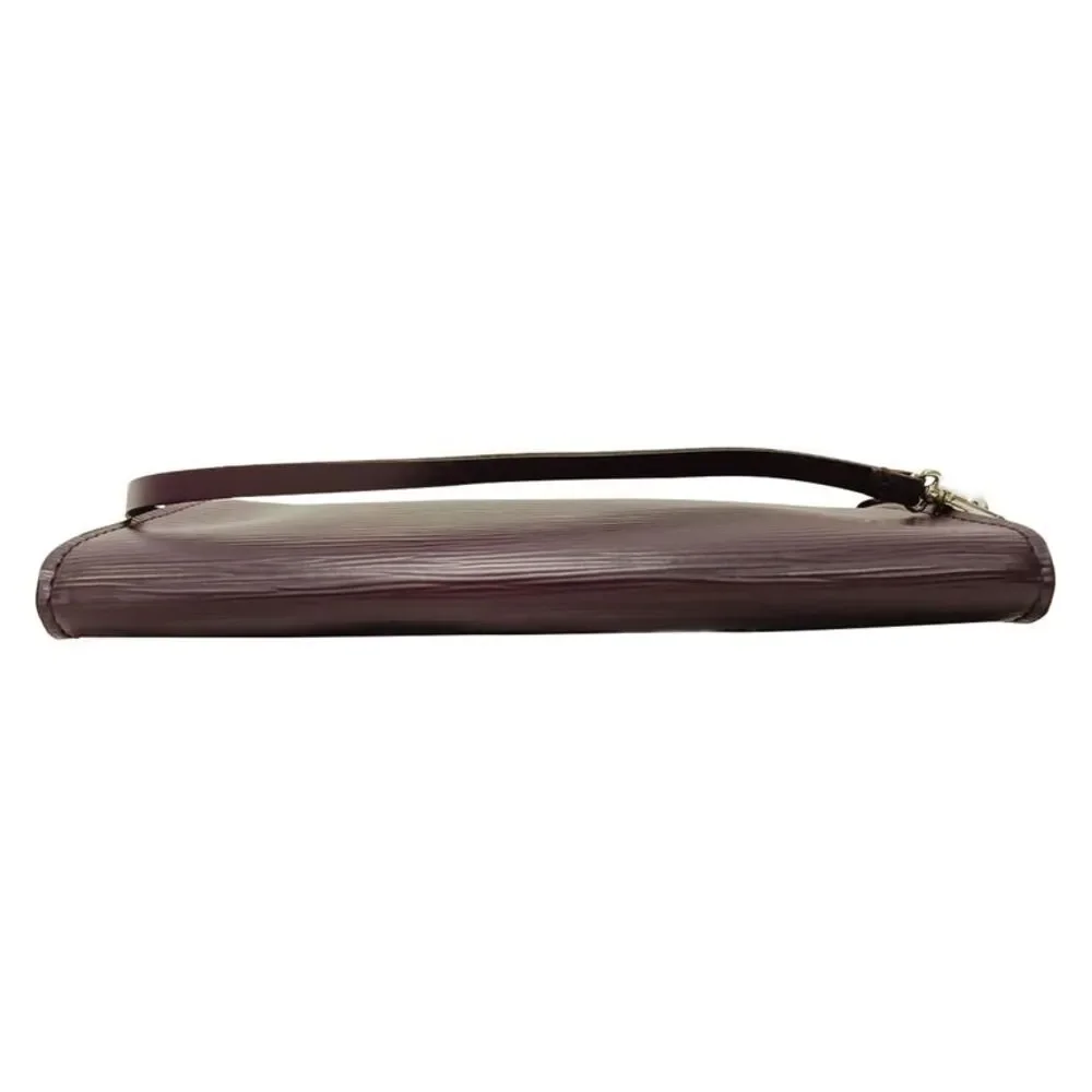 Louis Vuitton Pochette Accessories Bag in Burgundy Epi Leather - Picture 5 of 12
